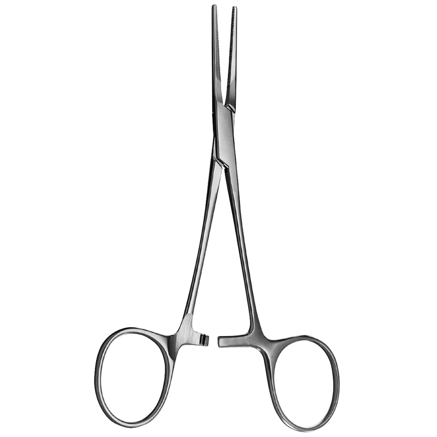 Selman Peripheral Blood Vessel Clamp, Cooley Serrations, Angled Jaws, Jaw Length 13.0 Mm, 4 3/4" (12.1 Cm)